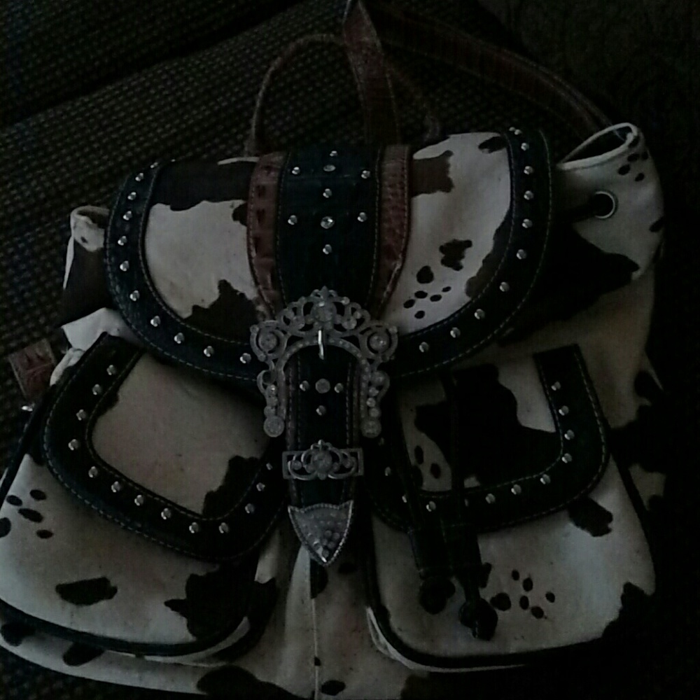 Cowgirl trendy backpack
